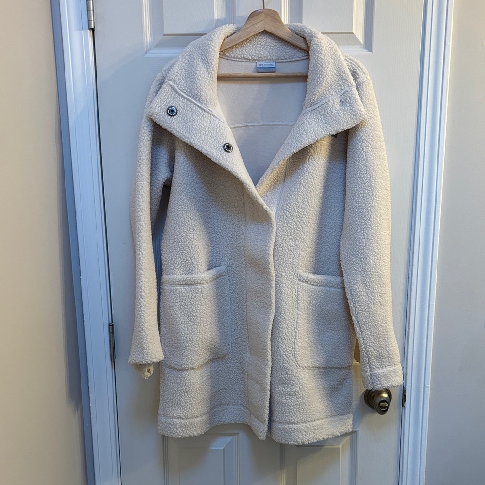 Elegant Cream Teddy Jacket